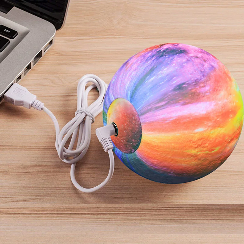 3D принт неба звезд настроение свет лампы красочные изменения ночник