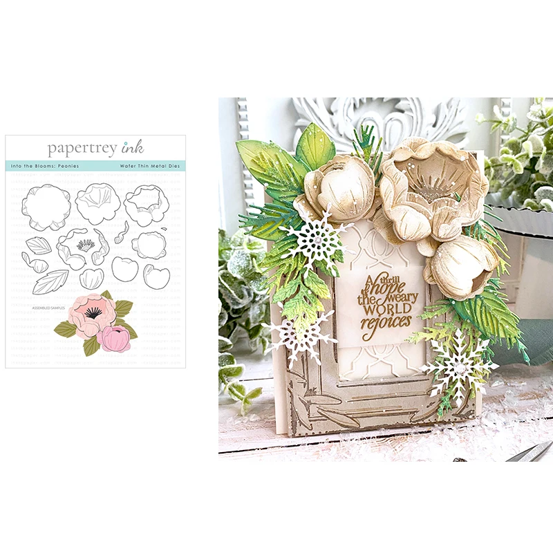 

New Arrival 2021 Pretty Flowers Metal Cutting Die Diy Molds Scrapbooking Paper Making Cuts Crafts Template Handmade Card