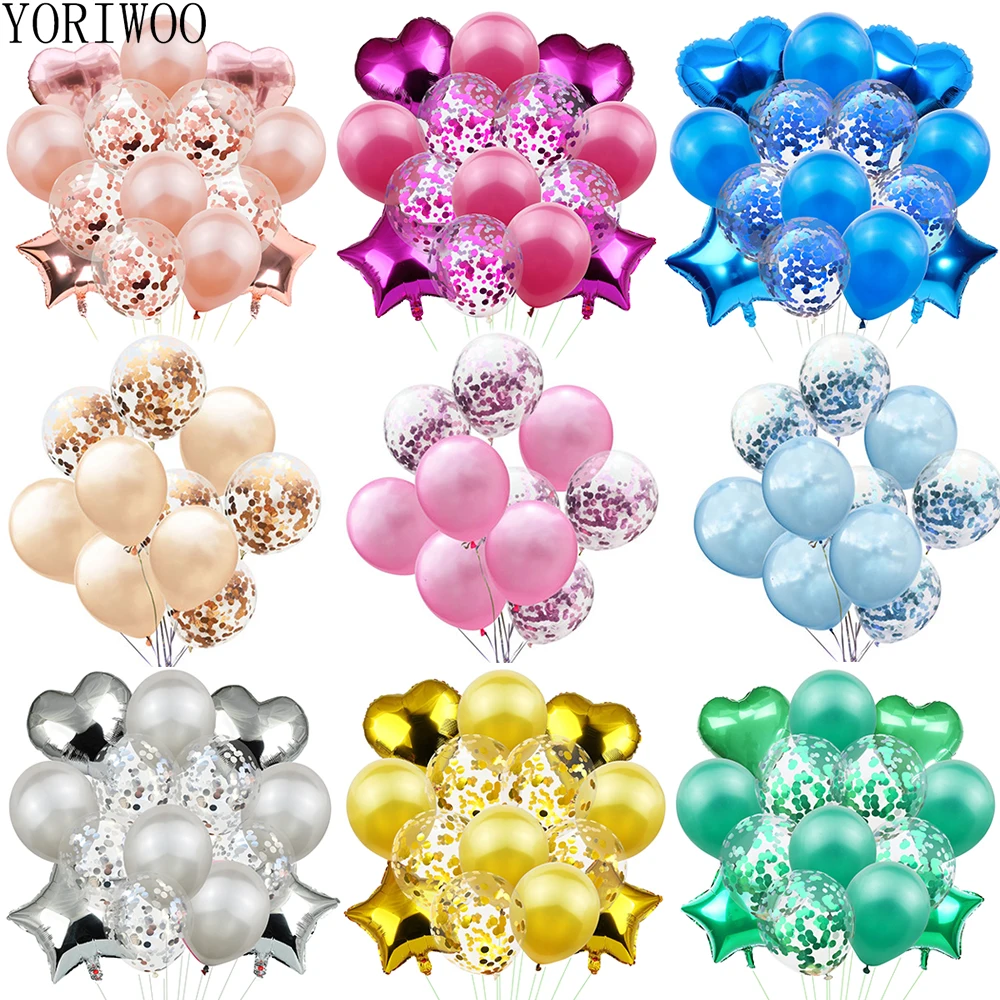 Воздушный шар YORIWOO &quotКонфетти&quot воздушный для свадьбы с днем рождения воздушные