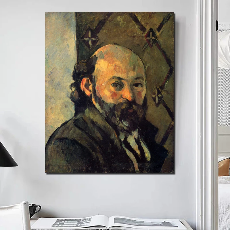 

Self-Portrait Paul Cezanne Canvas Painting Print Living Room Home Decoration Artwork Modern Wall Art Oil Painting Poster Picture