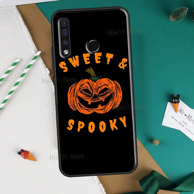 Pumpkin Bat Witch Cover For Huawei Honor 10 Lite 9 20 10i 8X 9X 10X 8A 9A 8S 9S 4C 6C 7C 7A Pro |