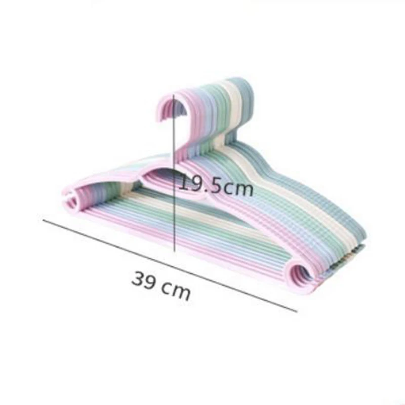 

Plastic Clothes Racks Multi-Functional Adult Kids Anti-Skid Clothes Belt Scarf Hanger Rack Household Clothing Organization 5 PCS