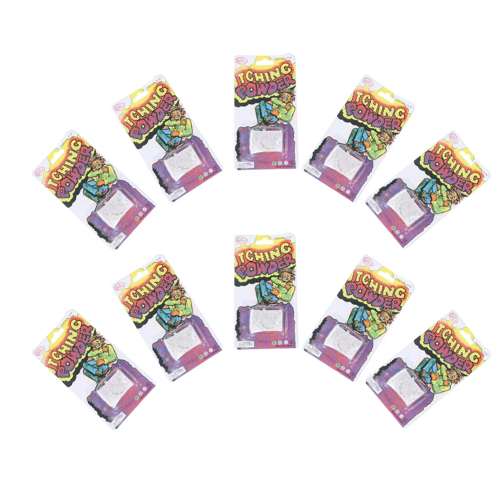 

10PCS Trick Prop Itching Powder Prank Party Supplies Perfect for Joke Surprise April Fools' Day