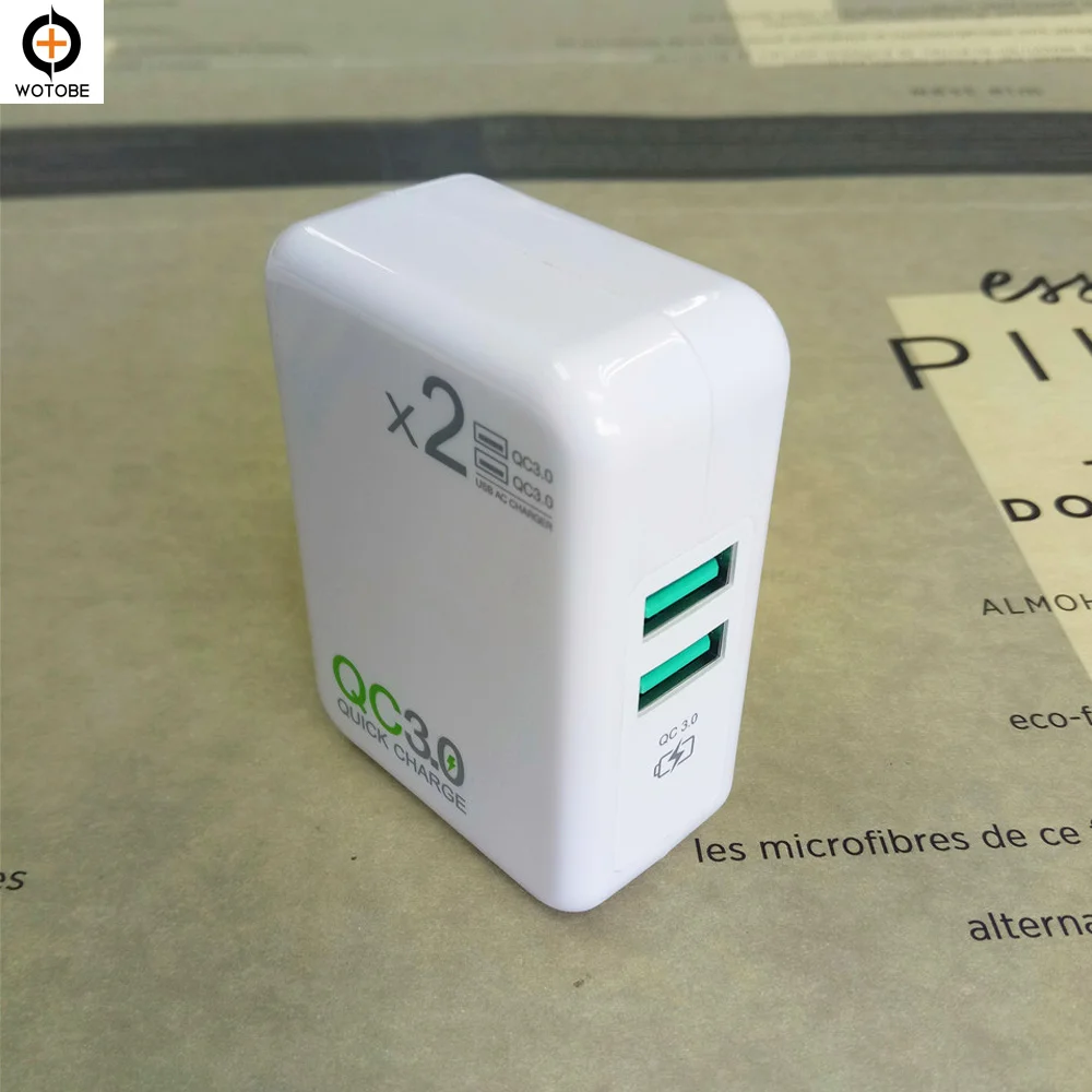 Dual-port QC3.0 Fast Charging 18W Wireless Charging Power Adapter for the iPhone/iPad/pixel/Samsung/Huawei/Millet/One Plus/LG