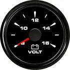 1 шт. 52 мм Автомобильный указатель вольтметр 8-16 В дисплей водонепроницаемые вольтметры с красной синей зеленой подсветкой индикаторы напряжения для лодки автомобиля