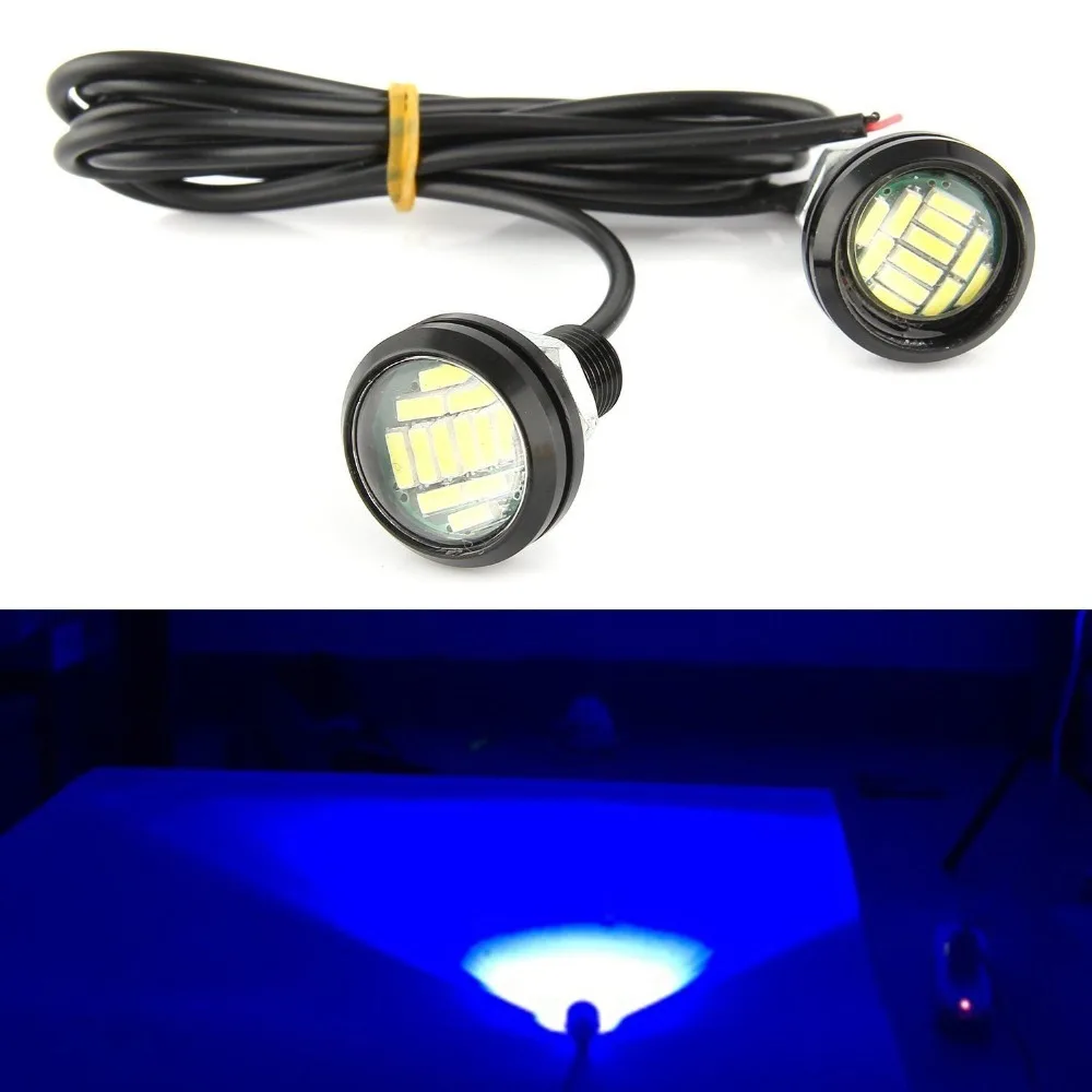 Комплект из 2 предметов голубого цвета 12V 15 Вт Орлиный глаз светодиодный DRL