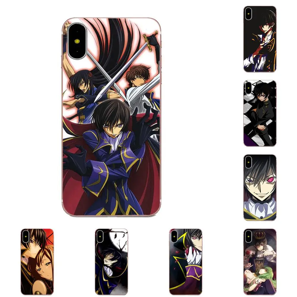 Мягкий ТПУ Гибридный аниме код Geass Letouch для Sony Xperia Z Z1 Z2 Z3 Z4 Z5 compact Mini M2 M4 M5 T3 E3 E5 XA XA1 XZ