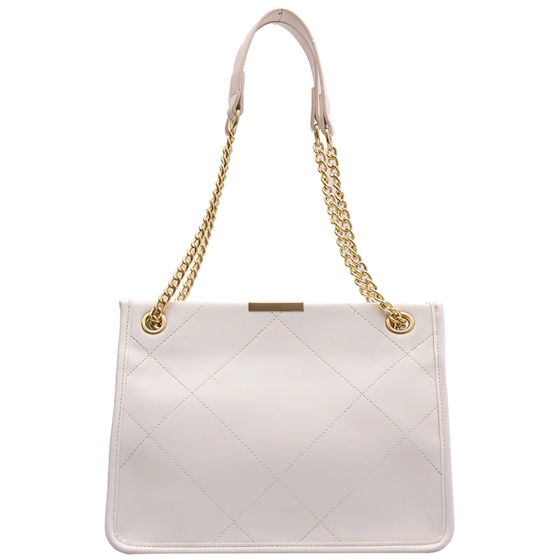 

Tote bag Lattice 2021 Fashion New High quality PU Leather Women's Designer Handbag High capacity Chain Shoulder Messenger Bag