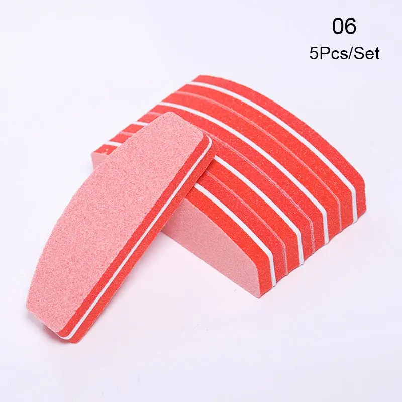 6 Patterns Professional Nail File Flower Sanding Nail File Double Side Nail Buffer Buffing Polish Nail Art Block Pedicure Tools - Цвет: 18