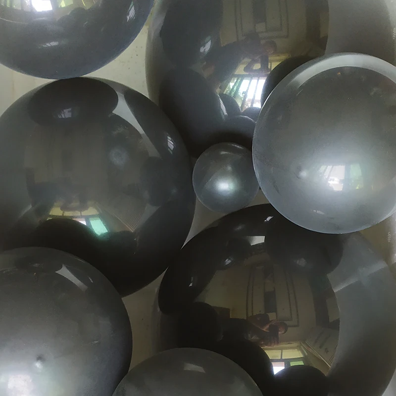

Latex Balloon Wholesale Black Theme Party Decoration 10/12inch Colorful Matt Balloon Birthday Wedding Festival Decor Supplies