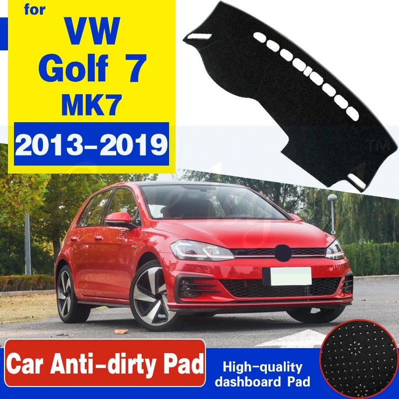 

Dash Mat Dashmat Dashboard Cover Sun Shade Dash Board Cover Carpet For Volkswagen VW Golf 7 MK7 2013-2019 2014 2015 2016 2017
