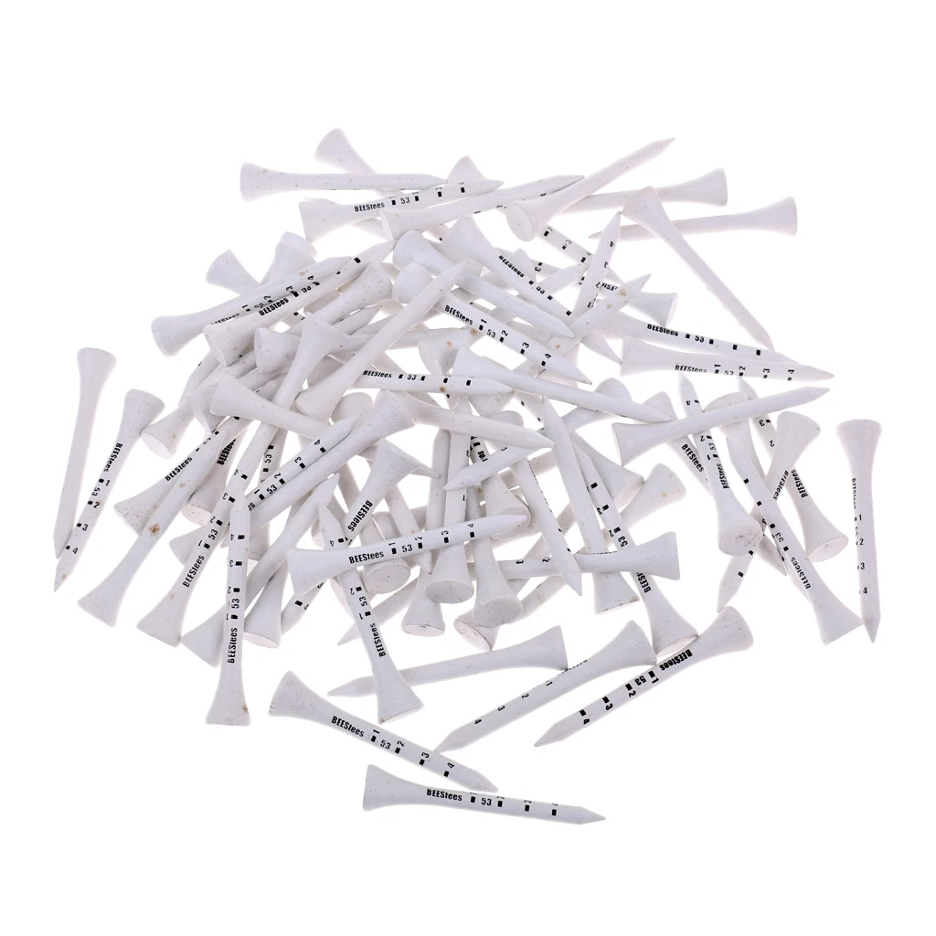

80 Glof Tees - - Plastic - Cushion Top Golf Tee
