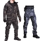 Мужские уличные спортивные походные брюки Aiesoft, военные тактические брюки размера плюс, водонепроницаемые уличные штаны для кемпинга, бега
