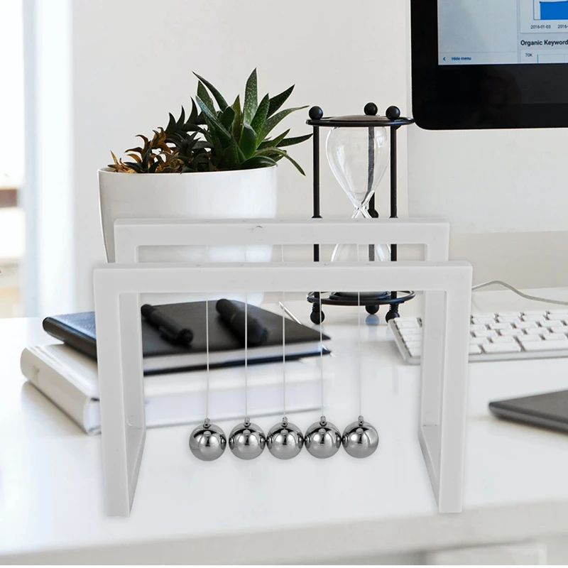 Newton Balls Cradle Balance Ball Newtons Pendulum Ornaments Home Decorations Desk Decoraction Toy Gift | Дом и сад