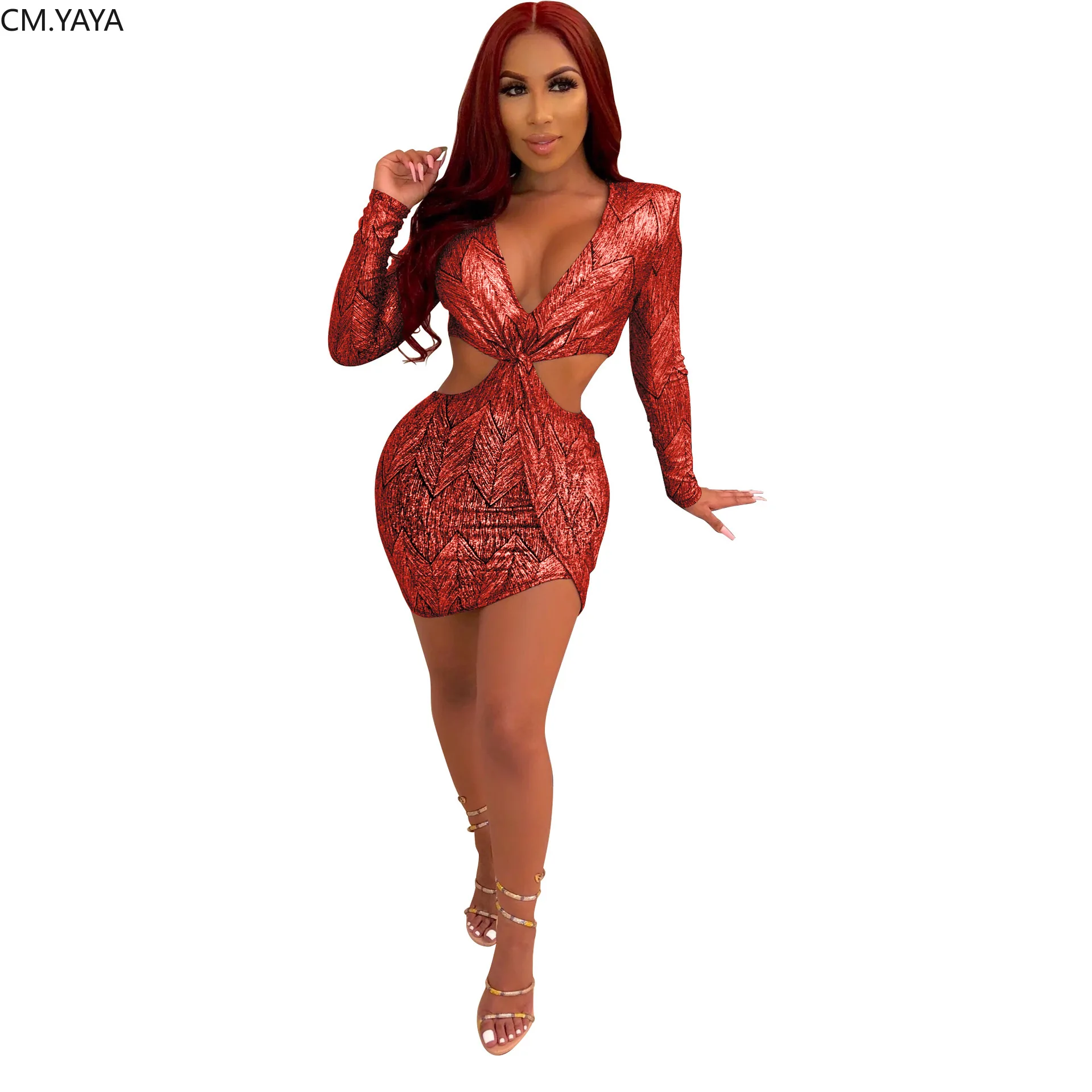 Новая Осенняя Женская туника с глубоким v-образным вырезом драпированная Талия