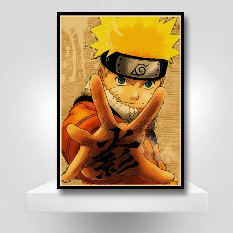 

Vintage Boruto Anime Poster Retro Cartoon Roles Posters Kraft Paper Decorative Painting Home Decor Wall Sticker Fans Collection