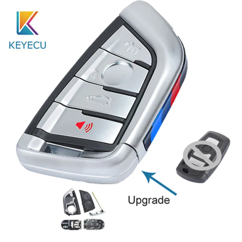 KEYECU модифицировать Новый стильный дистанционный Автомобильный ключ 4 кнопки 315