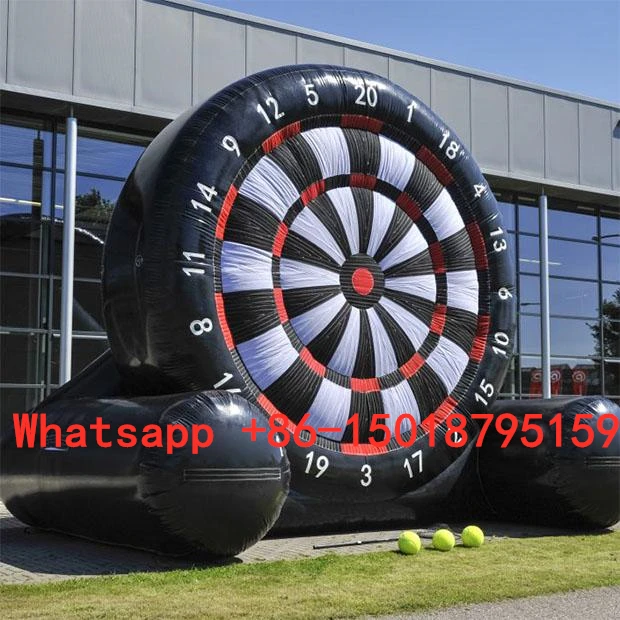 Гигантский надувной футбольный Дротика липкие футбольные воздушные мячи для