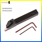 Держатель токарного инструмента MVJNR1616K16, mvjnl1616k16, 125 мм, 93 градуса, для токарного станка по металлу, режущий инструмент, токарный станок с ЧПУ, 1 шт.