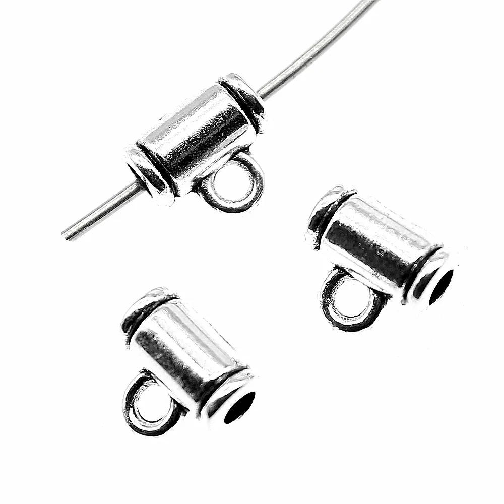 

20pcs 8x7x4mm Beads Bails For Jewelry Making Pendant Beads Bails Antique Silver Color Charm Clip Clasp Bail Beads Spacer