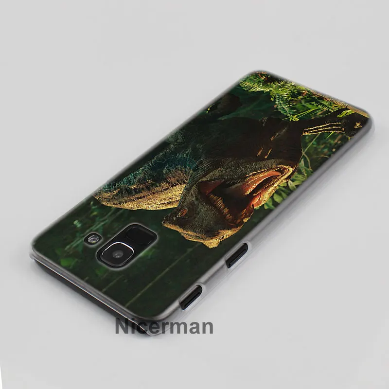 Динозавры юрского периода телефонные чехлы для samsung Galaxy A10 A20e A30 A40 A50 A60 A70 A80 A6 A8+ A7 A9 жесткий чехол из поликарбоната