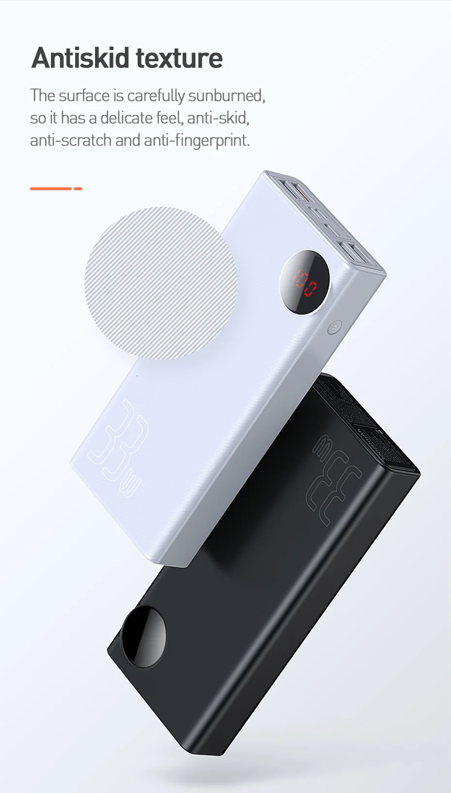 Baseus Quick Charge 3,0 30000 мАч Внешний аккумулятор Тип C PD 30000 мАч Внешний аккумулятор портативное зарядное устройство для iPhone Xiaomi Mi