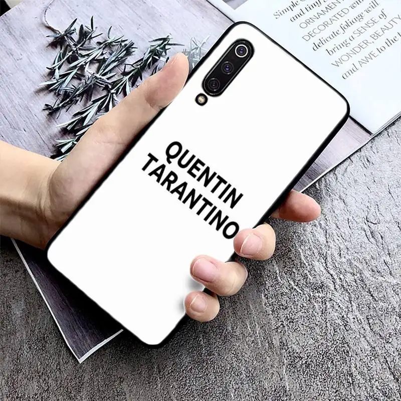 

Written Directed Quentin Tarantino Phone Case Phone Case For Xiaomi mi9 mi8 F1 9SE 10lite note10lite Mi8lite Coque xiaomimi5x