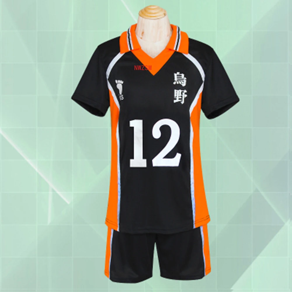 9 видов стилей Haikyuu Cosplay Костюм Аниме Karasuno старшая школа волейбол клуб Hinata Shyouyou