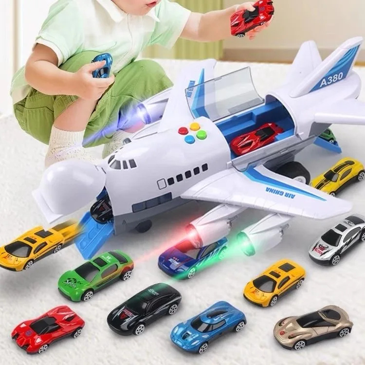 Игрушечный автомобиль самолет симуляция музыкальной истории инерционная