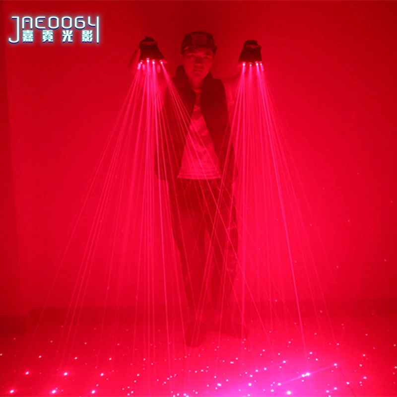 Обувь изготовленная на заказ красный лазер перчатки ночной клуб вечерние