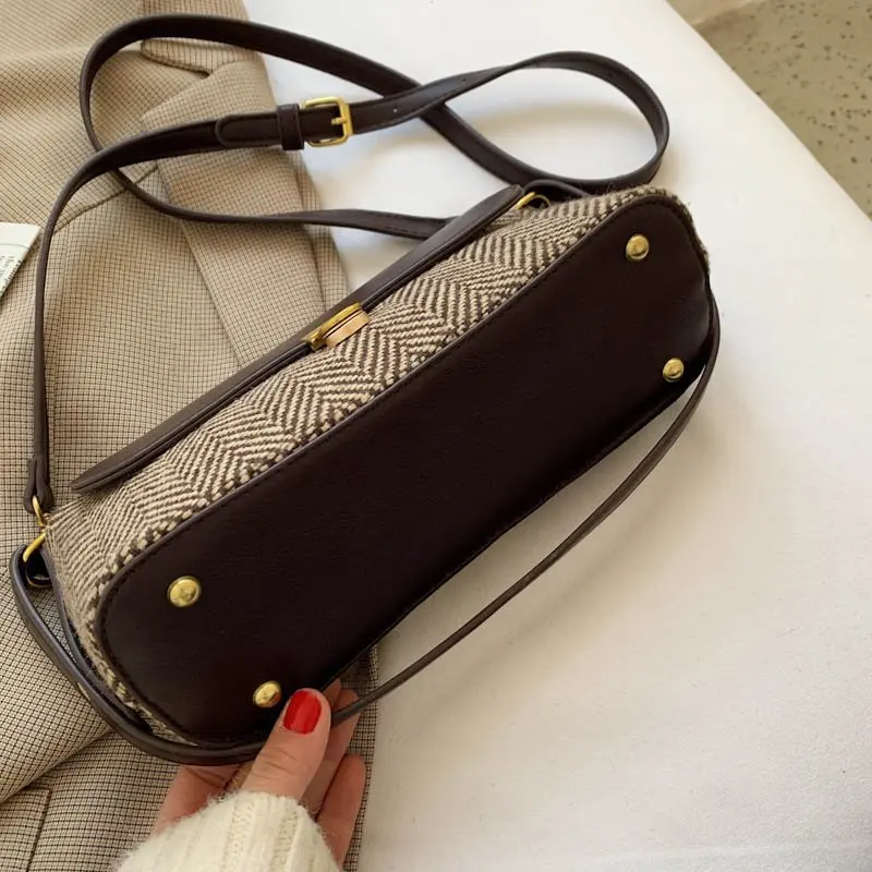 

2021 Luxury Shoulder Bags Messenger Handbags For Women Flap New PU Leather Solid Crossbody bags for women With Two Straps