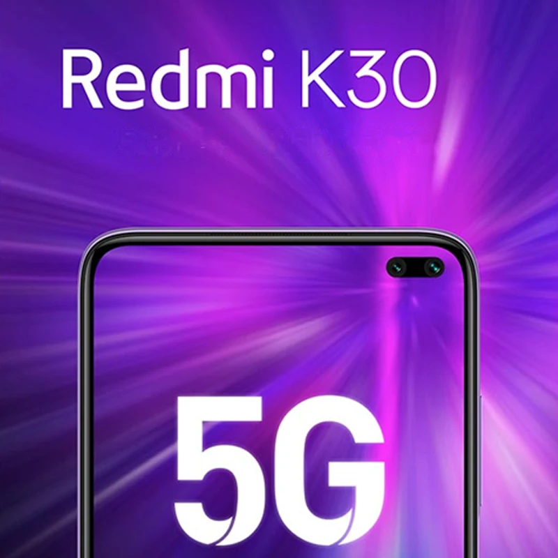 Оригинальный Смартфон Xiaomi Redmi K30 6 ГБ ОЗУ 128 Гб ПЗУ Spnadragon 730G 67 “ударный экран 64 мп