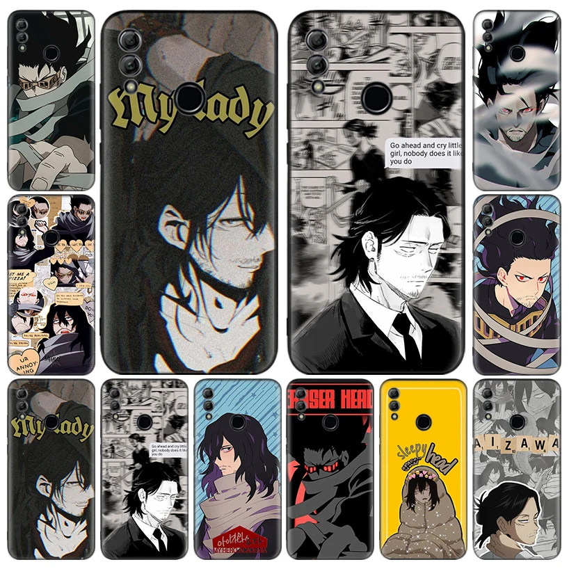 

My Hero Academia Aizawa Shouta Phone Case For Huawei Honor 10 9 Lite 8A 8X 8S 7A 7X 9X 20 Pro 10i Y5 Y6 Y7 Y9S Prime Cover Coque