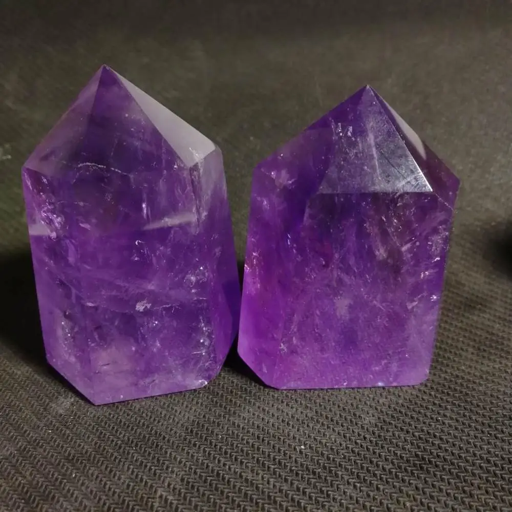 Красивая Фантазия 100% около 130-150 г красивый натуральный фиолетовый аметист кварц