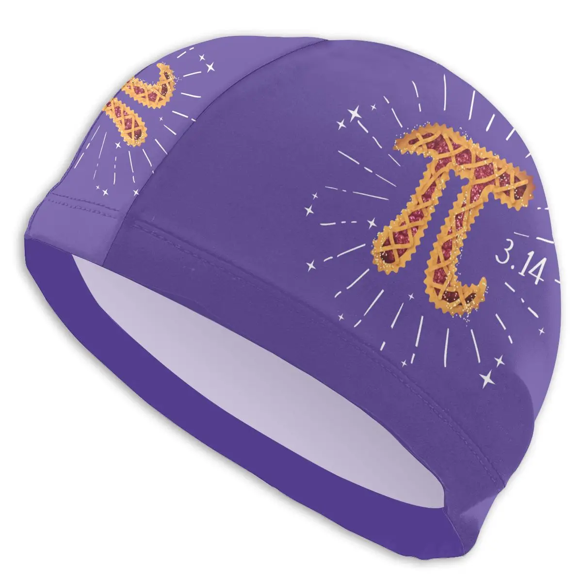 

sports goods Pi Style Swimming cap Adults Men/Women High Elastic Waterproof PU Fabric Swimming Caps