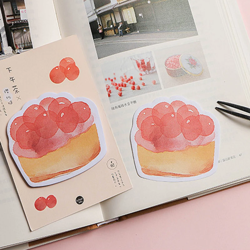 

1 упак./лот kawaii днем Чай серии Стикеры блокнот для заметок в виде буквы N раз планировщик бумаги для заметок на клейкой основе школьные Papelaria