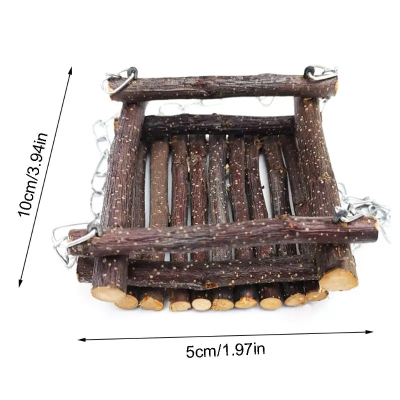 Хомяк деревянная кровать качели кролик висящий гамак для домашних животных