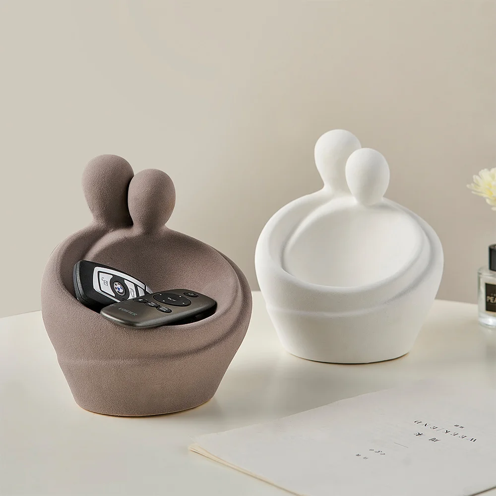 

Abstract Figurines Ceramic Statue Modern Home Decoration Accessories for Living Room Home Office Desktop Decoration Crafts Gift