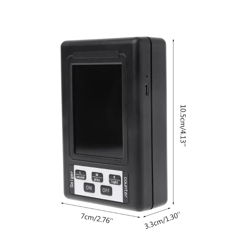 Счетчик Гейгера детектор ядерной радиации личный дозиметр мраморный тестер