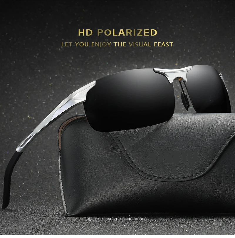 

Men Polarized Sun Glasses 2021 Brand Car Driving Anti Glare Sunglassses Male Black Sports Fishing Cycling Goggles UV400 Wholesal