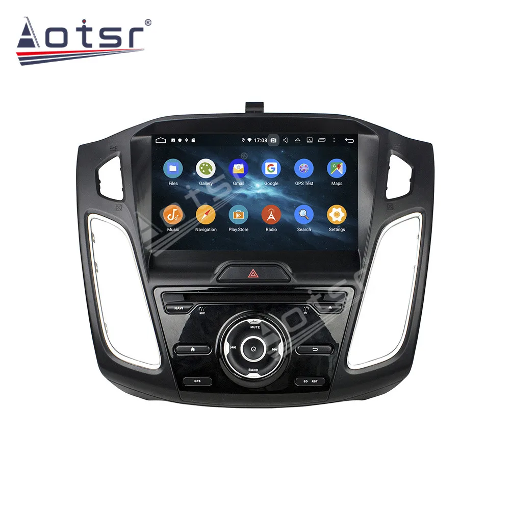 Carplay сенсорный экран автомобильный мультимедийный плеер для Ford Focus 2015 Android аудио