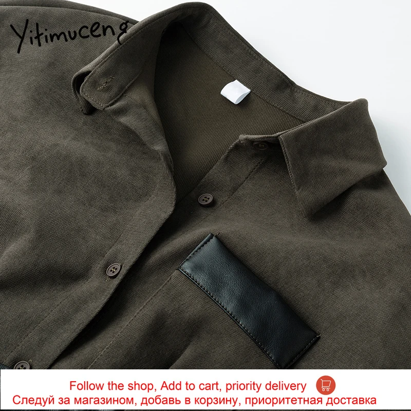 

Yitimuceng Blouse Women Button Up Shirts Long Sleeve Turn-down Collar Solid Clothes 2021 Spring Summer Korean Fashion New Tops