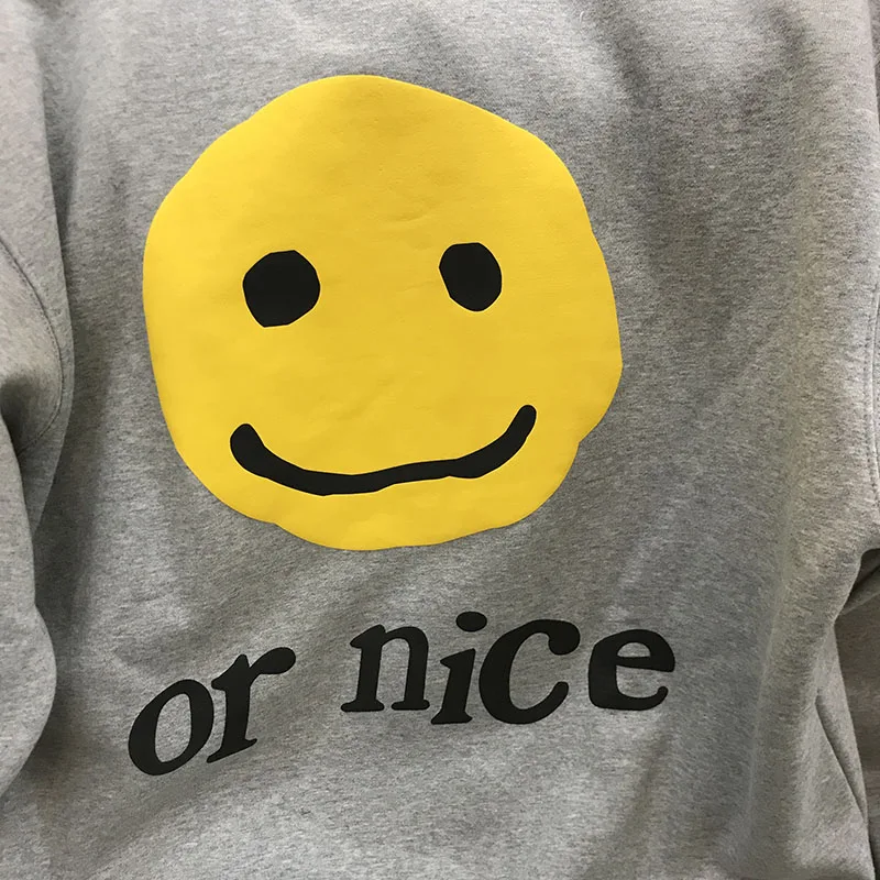 

1:1 Men Women Loose Kanye West CPFM.XYZ W.W.C.D. Sweatshirts Heavy Fabric 3D Foam Naughty Christmas Pullover Kanye West Hoodie