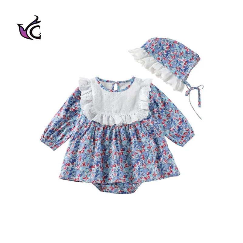 

Детская одежда бренда Yg, новинка 2021, детский цельный костюм, топ, юбка, шляпа, костюм для альпинизма для девочек