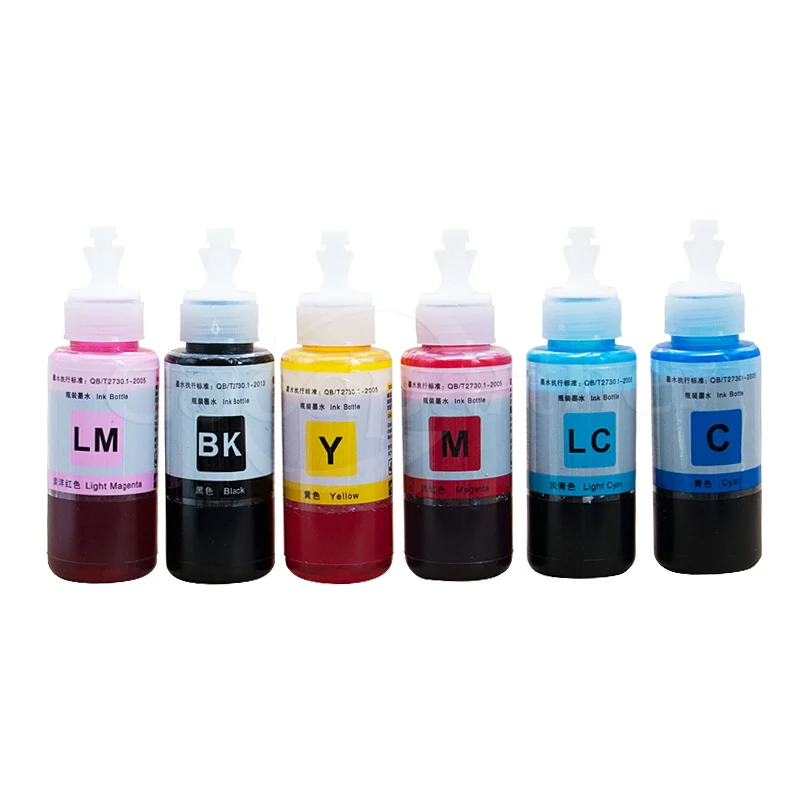 1X СНПЧ заправка чернил для Epson L805 L1800 L801 L800 L810 L850 L1300 L350 L351 L201 L300 L310 L111 шесть цветов C M