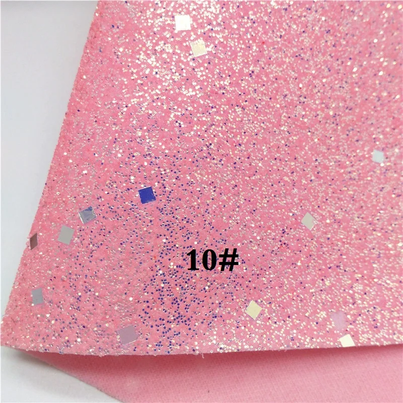 10 Glitterwishcome 21X29 см А4 Размер синтетическая кожа, неоновая массивная блестящая кожа, искусственная ткань из искусственной кожи винил для бантов, GM562A - Цвет: 10