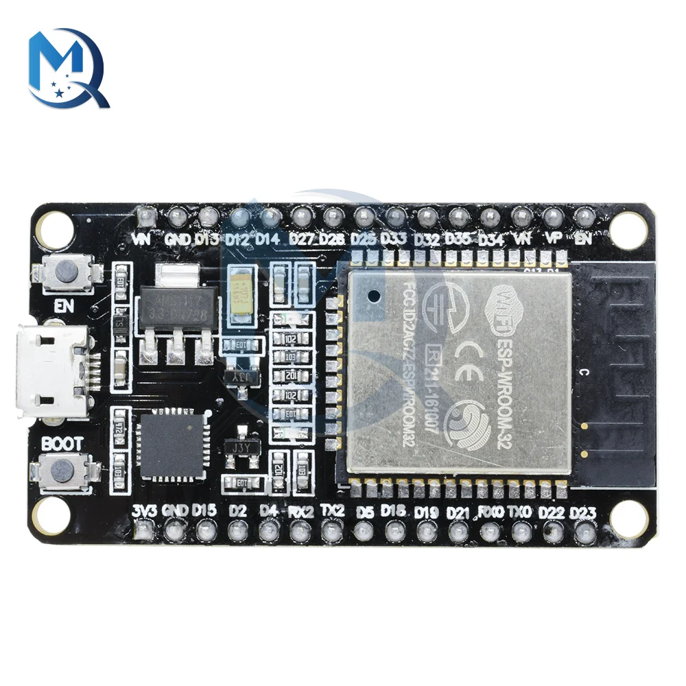 

Макетная плата ESP32 ESP-32 WIFI Bluetooth CP2102 версия Micro USB двухъядерный модуль усилителя мощности для Arduino
