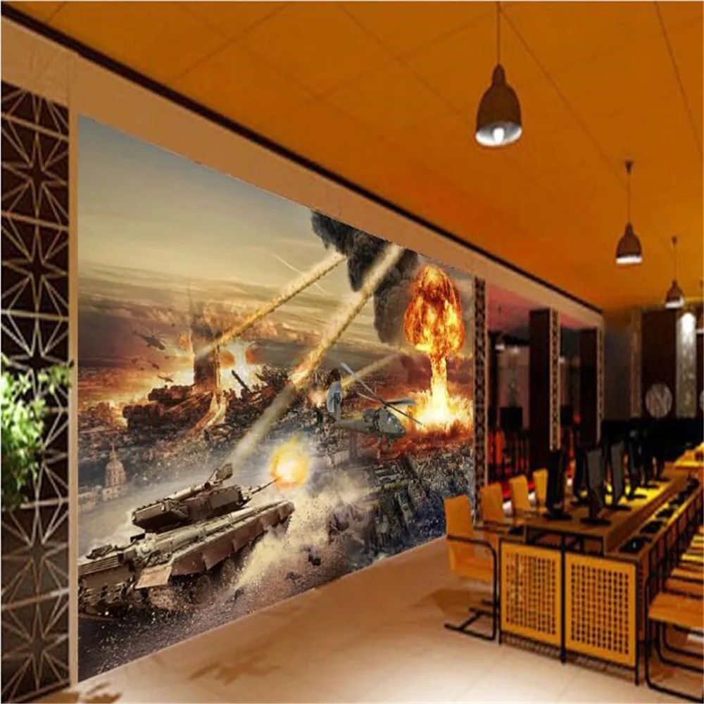 

Milofi Final Battle интернет-тема кафе, космическая стена