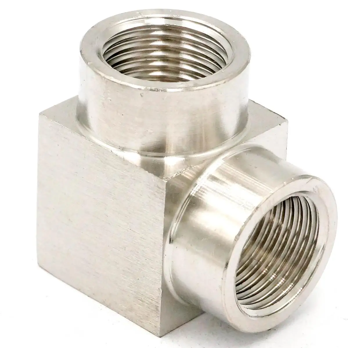 1/2&quot BSP Eqaul Female Thread Elbow 90 Deg 304 Stainless Steel Pipe Fitting Adapter Connector Operating pressure 250 Bar |