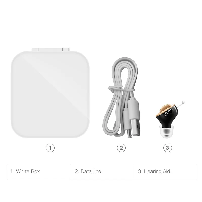 

Newest Best Sound Amplifier In-Ear Super MINI Adjustable Micro Wireles Hearing Aid Adjustable Tone Ear Hearing Aids For Deafness
